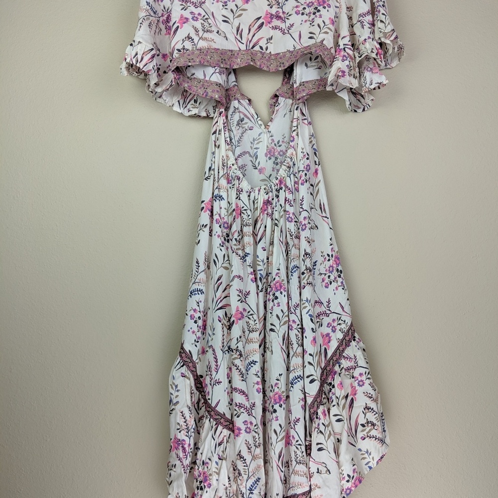 Spell Bound Bohemian Floral High Low Dress - Picture 8 of 8